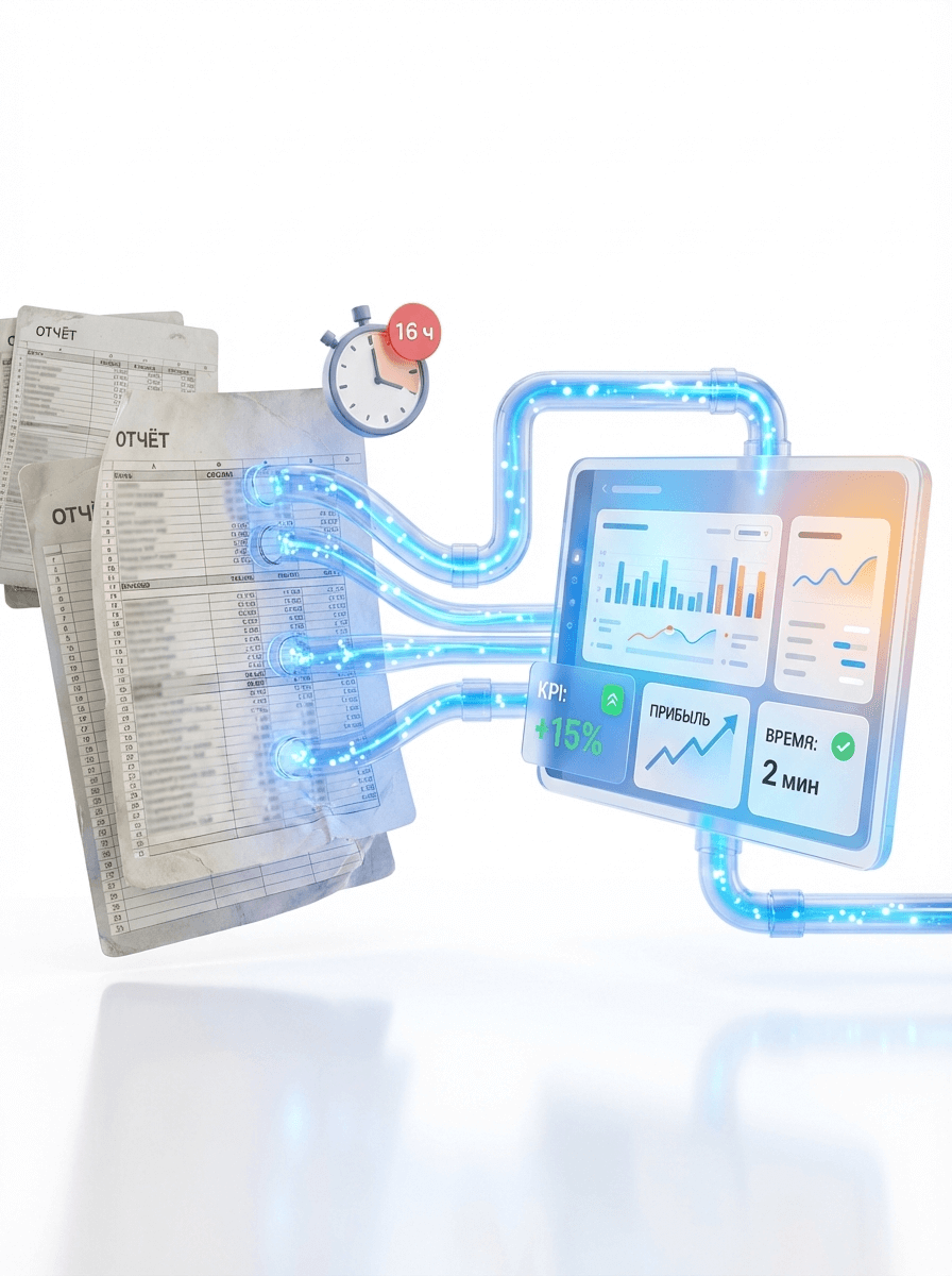 От Excel к дашбордам: отчётность без ручного ввода